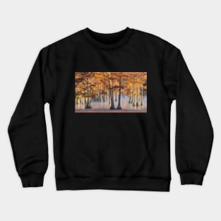 Cypress trees in Fall Colors Crewneck Sweatshirt